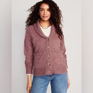 Old Navy Heathered Cozy Shawl Cardigan Sweater size 3X